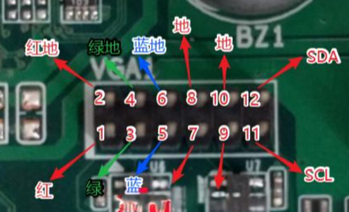 12pinvga排針接線方法是什么？有哪些注意事項？