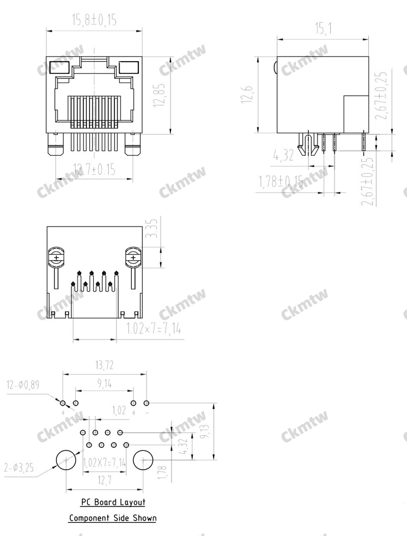 R-RJ45R08P-A012圖紙